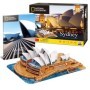 National Geographic Puzzle 3D si brosura 28 pagini Opera din Sydney 86 piese